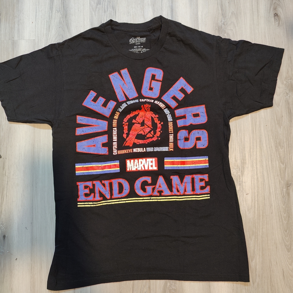 MAD Engine Avengers Endgame Black T-Shirt